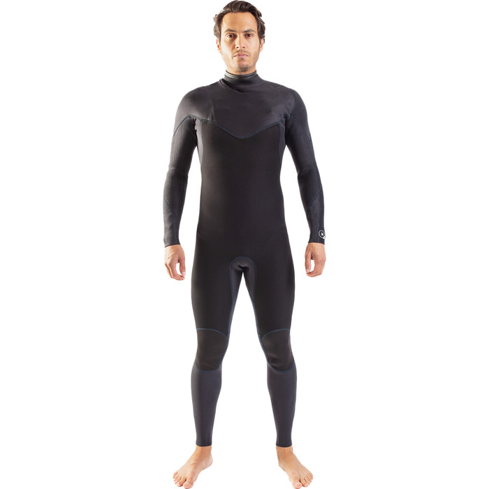 2024 Gul Mens Response Echo 3/2mm Chest Zip Wetsuit RE1327-C1 - Navy / Nucamo